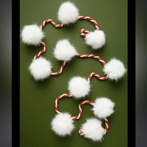 Anthropologie candy cane garland